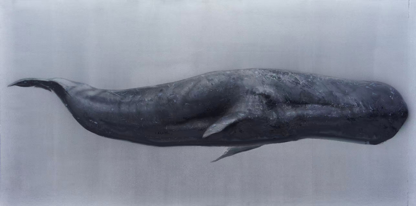 12.鯤 150x290cm 2025 紙本水彩