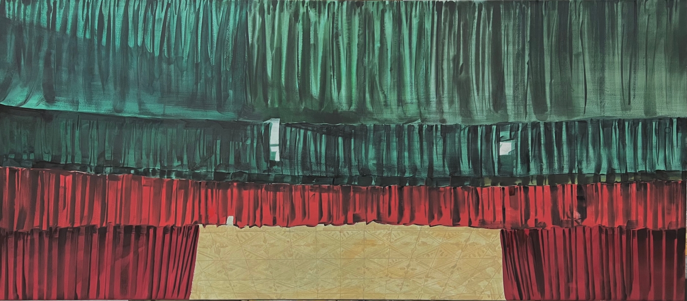 18.《序幕2》  紙本水彩120cm×220cm 2022