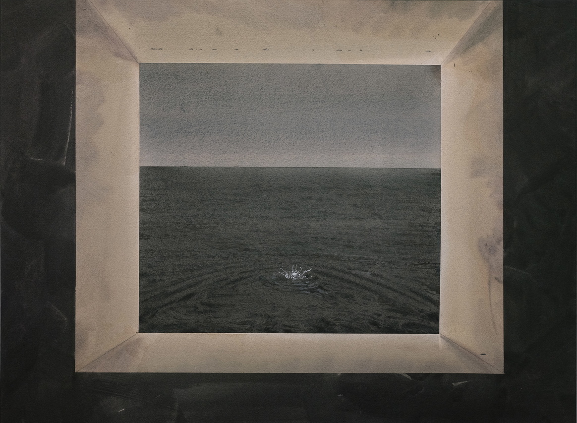 21.《小水花》  紙本水彩   55×75cm   2022