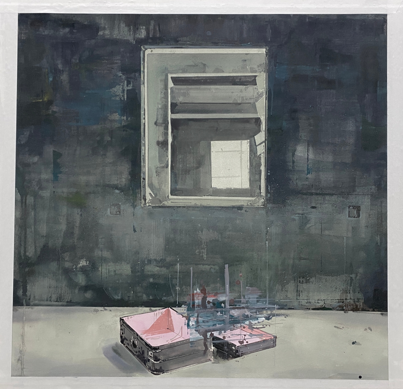 29.《隱秘的角落之三 》，75 x105 cm，紙本水彩，2021