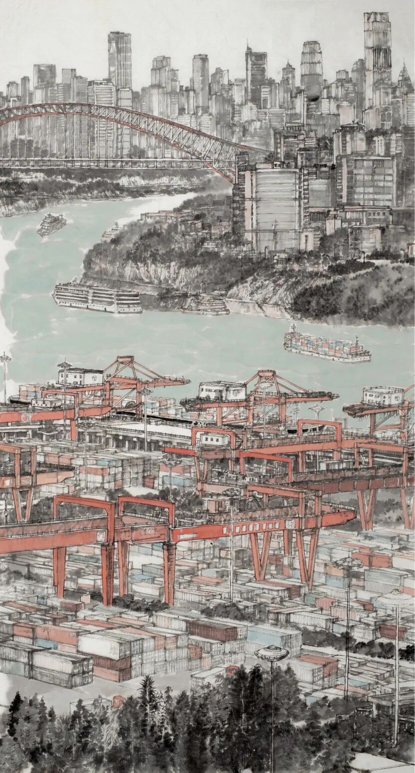 07 龍勤國 重慶《智港曉風(fēng)》 .JPG