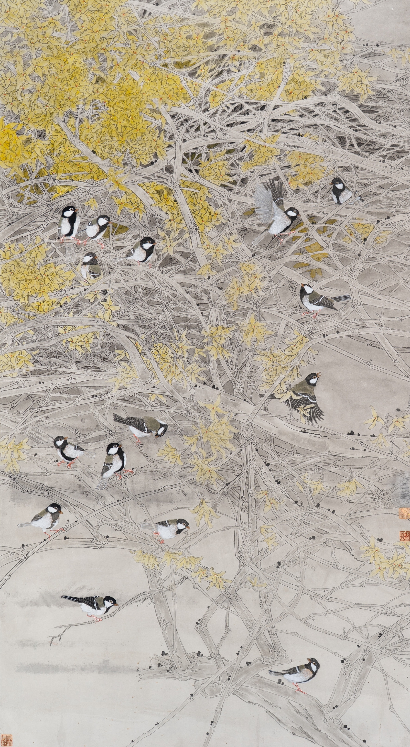 柴昭華《和風清穆》180cmx90cm