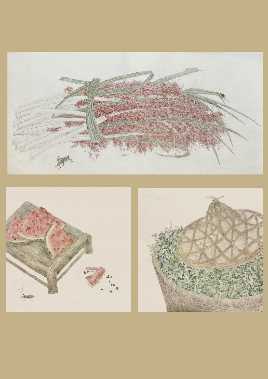 何苗《穰穰之韻》70cmx70cm