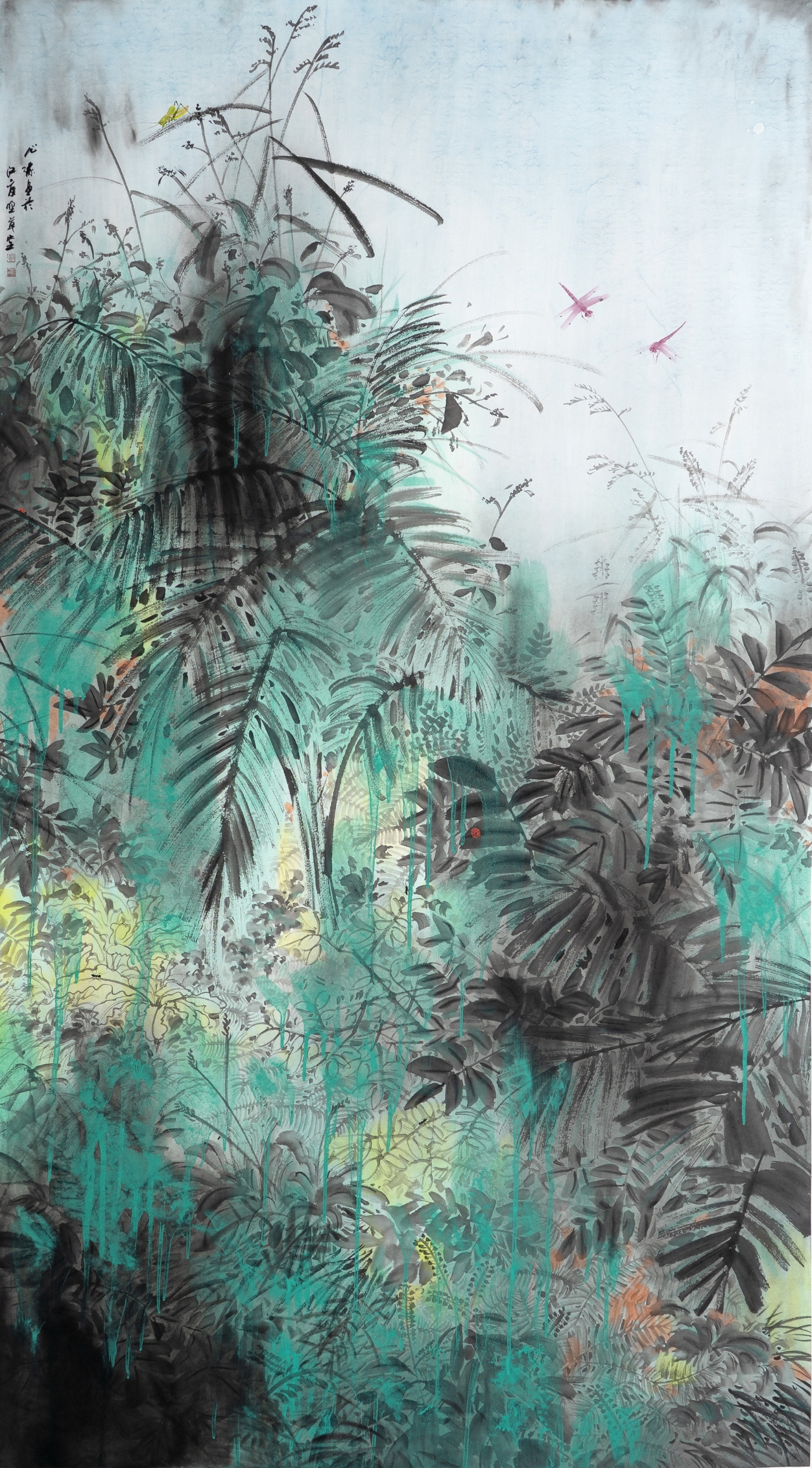 童軍民《繁榮昌盛》180cmx96cm