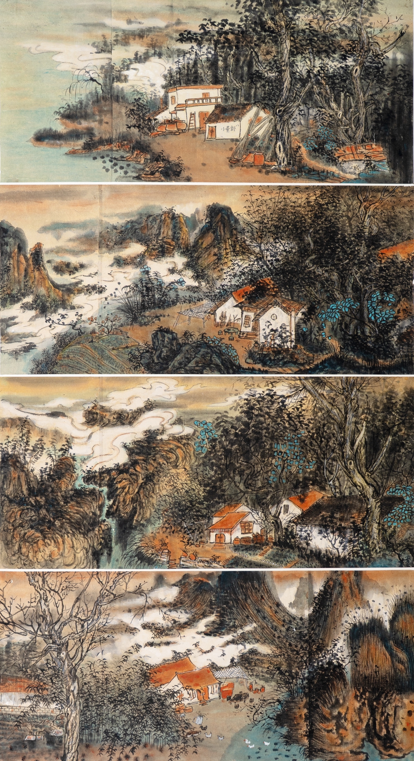 楊春翠《木蘭鄉(xiāng)村》180cmx96cm