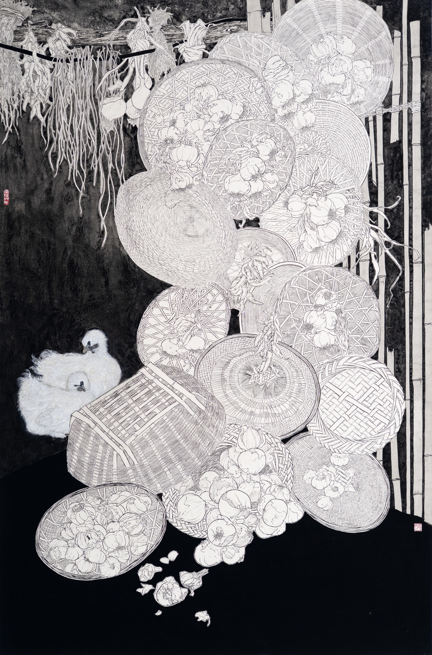 袁月《墨韻風華》160cmx98cm