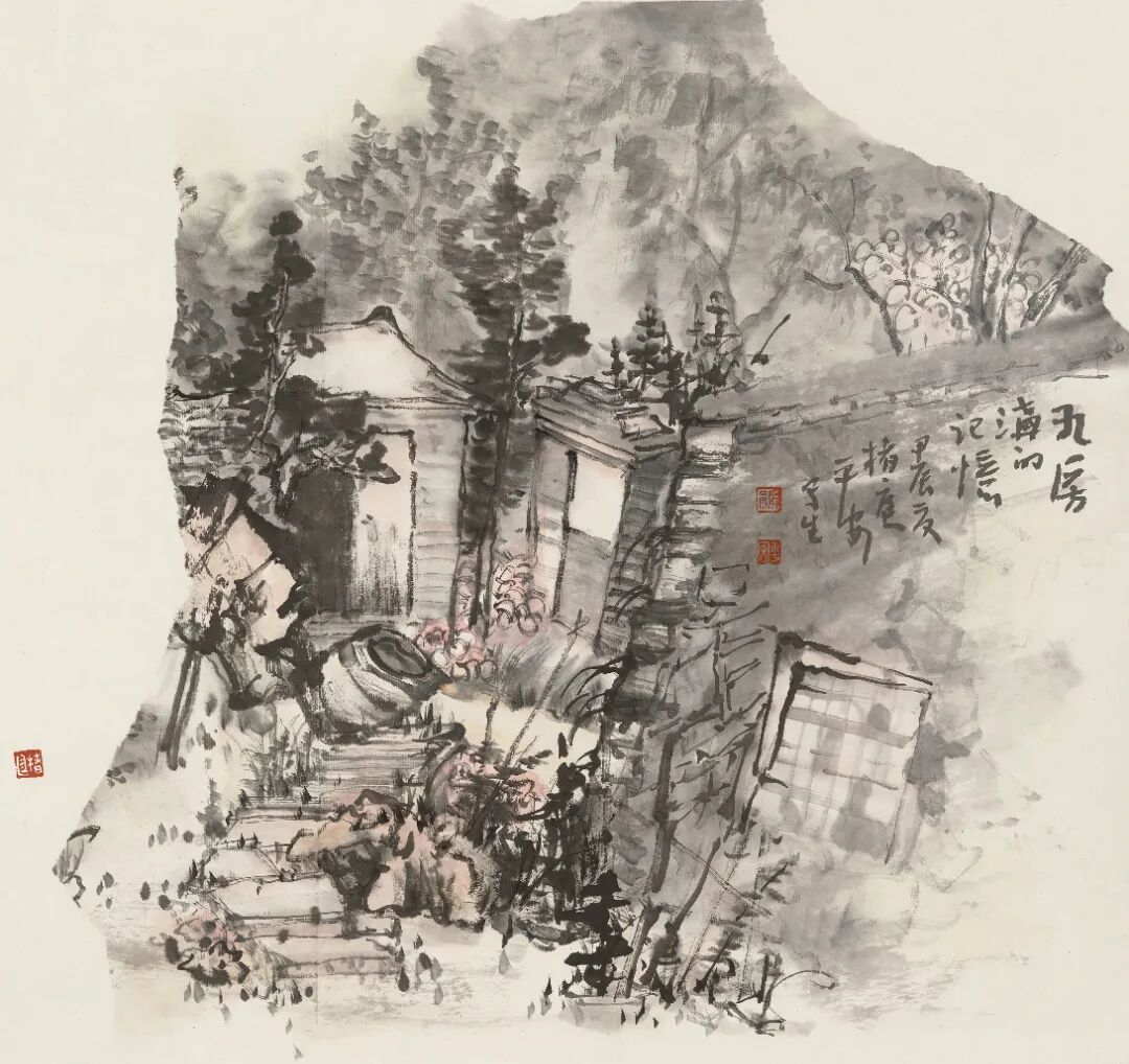 九房溝的記憶      45cm×48cm      2024年.JPG