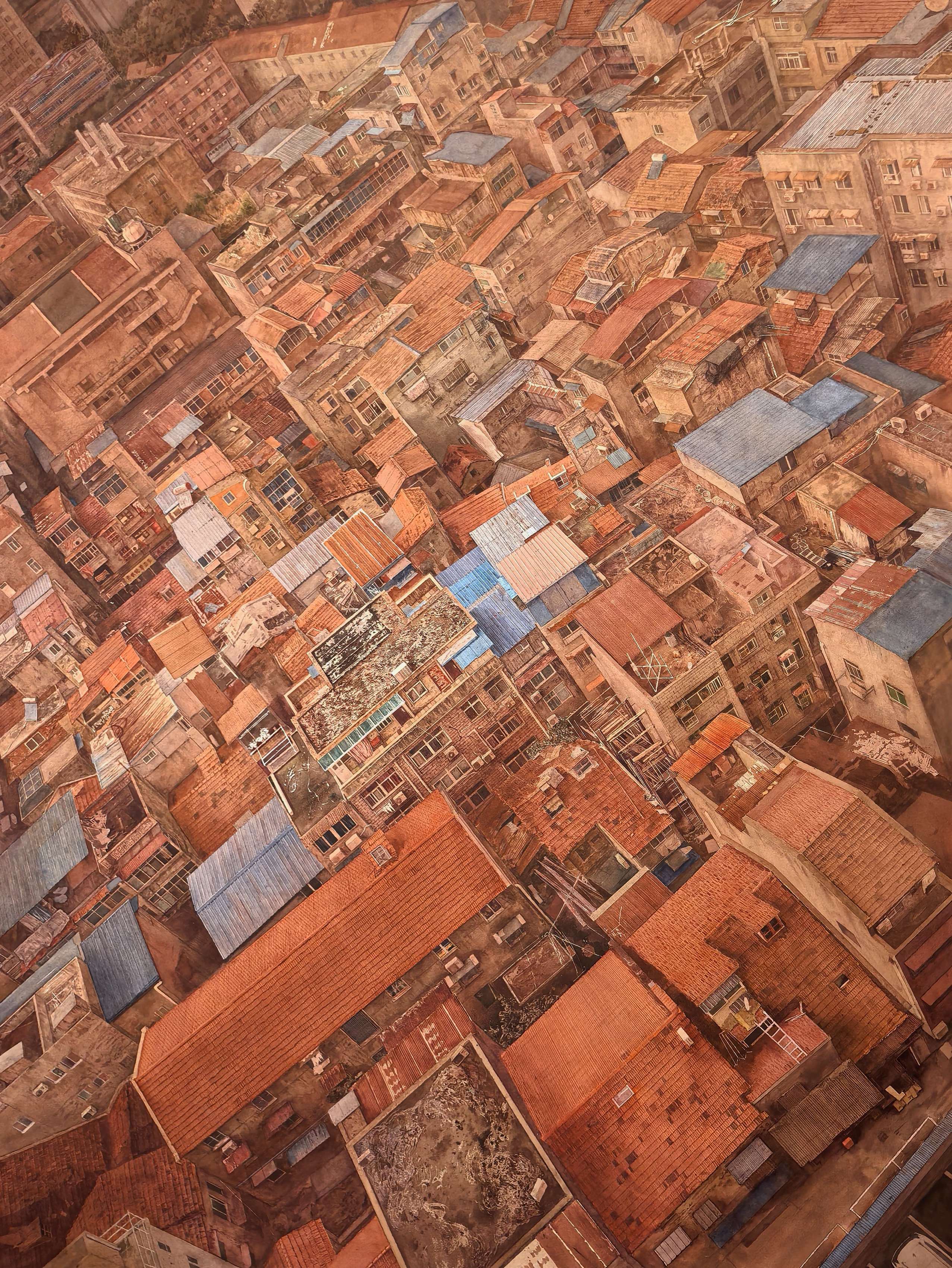 068陳子昂 《往日之影》水彩 150x110